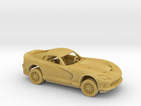 1/160 2011 Dodge Viper Kit in Tan Fine Detail Plastic