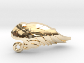 Angle Wings, Right in 9K Yellow Gold 
