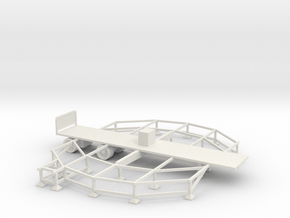 ORBITER - Trailer (with Deck Support) in White Natural Versatile Plastic