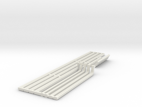 Gutter & doswnspouts 64:1 Scale in White Natural Versatile Plastic