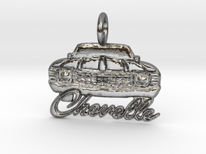 1972 Chevelle Pendant Silver or Brass in Polished Silver