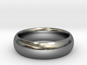 5mm Wedding Band Comfort Fit in Polished Silver: 5.5 / 50.25