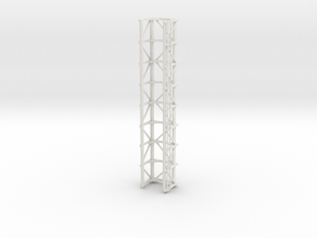 1/64th Pile Driver 40 foot Frame  in White Natural Versatile Plastic
