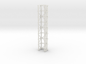 1/50th Pile Driver 40 foot Frame  in White Natural Versatile Plastic
