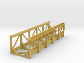 1/87th Pile Driver End Frame  in Tan Fine Detail Plastic