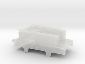 Sunbeam tender 7mm scale in Clear Ultra Fine Detail Plastic
