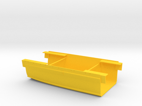 1/350 B-65 Design Large Cruiser Mid Rear Full Hull in Yellow Smooth Versatile Plastic