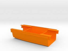 1/350 B-65 Design Large Cruiser Mid Rear Full Hull in Orange Smooth Versatile Plastic