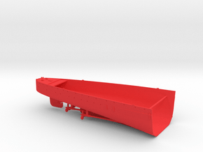 1/350 B-65 Design Large Cruiser Stern Full Hull in Red Smooth Versatile Plastic