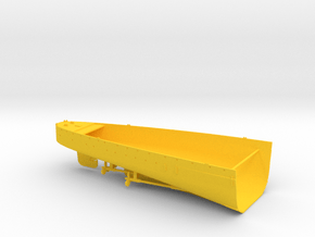 1/350 B-65 Design Large Cruiser Stern Full Hull in Yellow Smooth Versatile Plastic