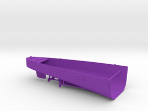 1/350 B-65 Design Large Cruiser Stern Full Hull in Purple Smooth Versatile Plastic