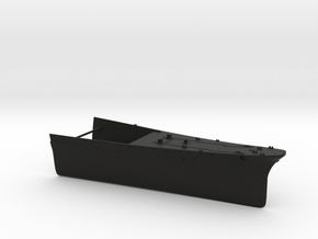 1/350 B-65 Design Large Cruiser Bow Full Hull in Black Smooth Versatile Plastic