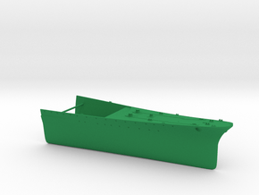 1/350 B-65 Design Large Cruiser Bow Full Hull in Green Smooth Versatile Plastic