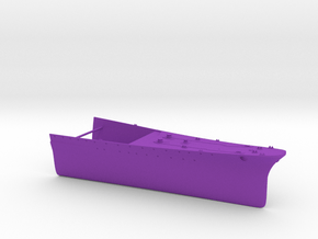 1/350 B-65 Design Large Cruiser Bow Full Hull in Purple Smooth Versatile Plastic