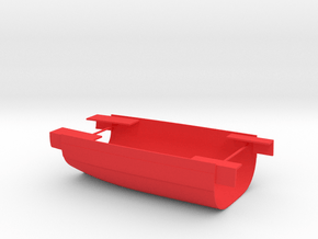 1/350 Caracciolo Class (1919) Mids. Rear Full Hull in Red Smooth Versatile Plastic