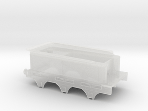 Thwaites & Carbutt tender 7mm scale in Clear Ultra Fine Detail Plastic