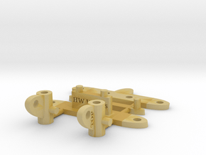 1/64 Steering Rack for Diecast Toy Cars 17mm width in Tan Fine Detail Plastic