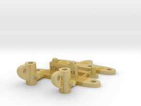 1/64 Steering Rack for Diecast Toy Cars 16mm width in Tan Fine Detail Plastic