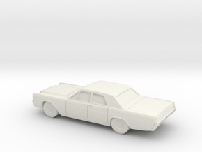 1/72 1969 Lincoln Continental Sedan Shell in White Natural Versatile Plastic