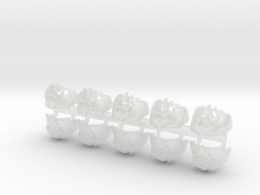 10x Winter Revenants - Brethren Plates in Clear Ultra Fine Detail Plastic