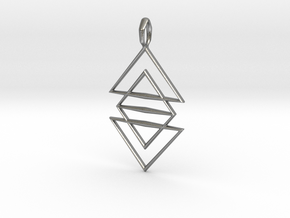 Triangle Symphony I in Natural Silver