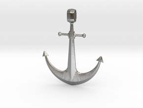 Anchor in Natural Silver