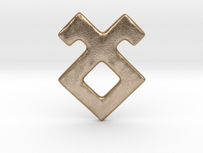 Sleepy Hollow Symbol in Polished Gold Steel