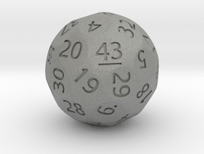 d43 Sphere Dice (Regular Edition) in Gray PA12
