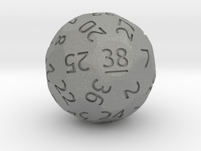 d38 Sphere Dice (Regular Edition) in Gray PA12