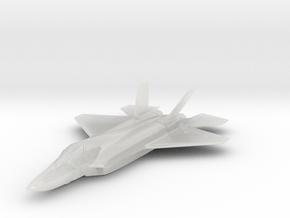 TAI TF "Kaan" Turkish Stealth Fighter in Clear Ultra Fine Detail Plastic: 6mm