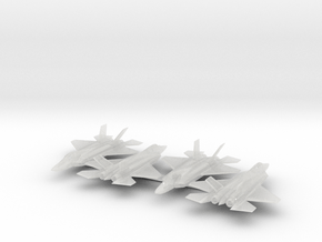 TAI TF "Kaan" Turkish Stealth Fighter in Clear Ultra Fine Detail Plastic: 1:500