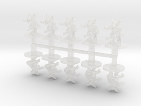 Alien Xenomorphs 6mm Infantry Epic miniature set in Clear Ultra Fine Detail Plastic
