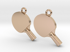 Table tennis in 9K Rose Gold 