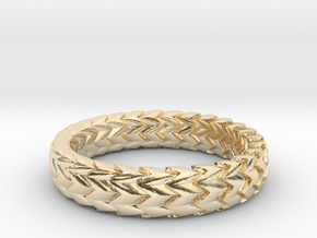 Aithorn Ring in 14k Gold Plated Brass: 3.5 / 45.25
