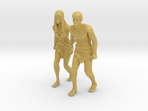 Planet of the Apes - Brent and Nova - Custom in Tan Fine Detail Plastic