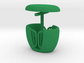 EXPO WHEEL - Tub (x1) in Green Smooth Versatile Plastic