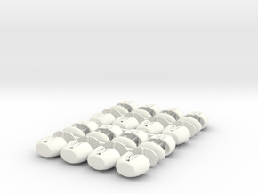 EXPO WHEEL - Tub (x16) in White Smooth Versatile Plastic