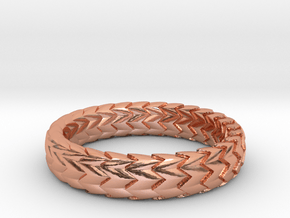 Aithorn Ring in Polished Copper: 4 / 46.5