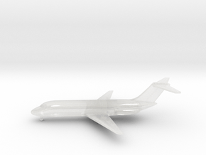 Douglas DC-9-10 in Clear Ultra Fine Detail Plastic: 1:700