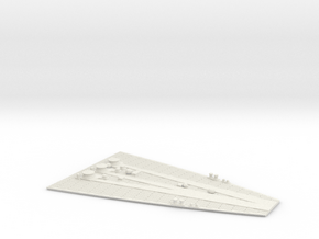 1/200 USS West Virginia (1941) Foredeck in White Natural Versatile Plastic