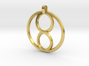 Figure 8 Pendant in Polished Brass