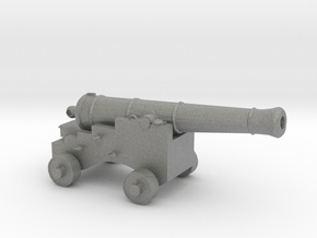 HO Scale Pirate Cannon in Gray PA12