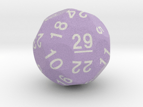 d29 Sphere Dice "Leap Die" (Purple) in Natural Full Color Sandstone