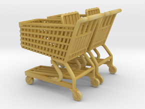 Shopping cart 01. 1:48  in Tan Fine Detail Plastic