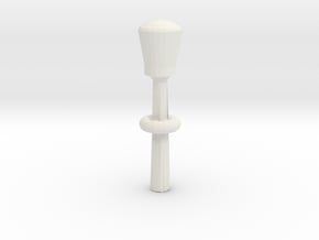 1/350 Scale AN/URN-3 TACAN Antenna in White Natural Versatile Plastic