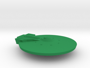 1/1000 USS Ares NCC-1650 (Refit) Bow in Green Smooth Versatile Plastic