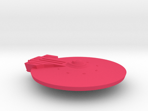 1/1000 USS Ares NCC-1650 (Refit) Bow in Pink Smooth Versatile Plastic