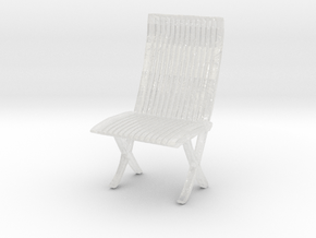 Printle Thing Chair 09 - 1/48 in Clear Ultra Fine Detail Plastic