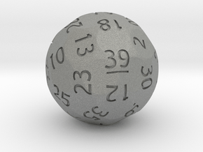 d39 Sphere Dice (Regular Edition) in Gray PA12