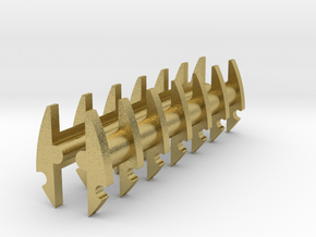 Part 05 PRO ribs in Natural Brass